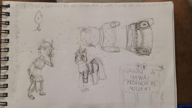 Les formes: Habitant d'Arod (Meteos Wars), kemonomimi, unicorne, panneau de signalisation, quadrupedal