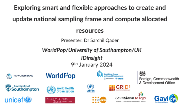 Webinar title slide