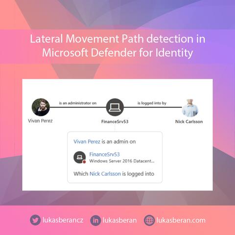 Lateral Movement Path detection in Microsoft Defender for Identity