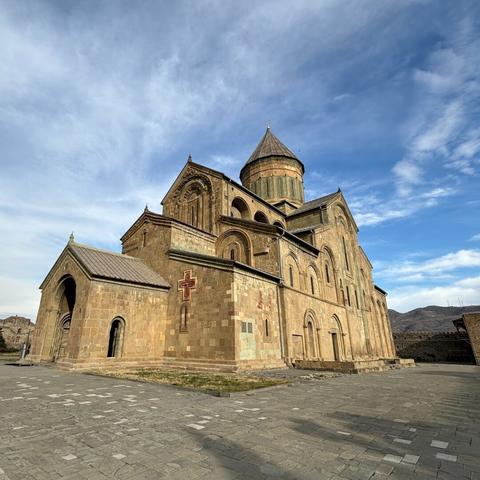 An old church in Mtskheta town, Georgia