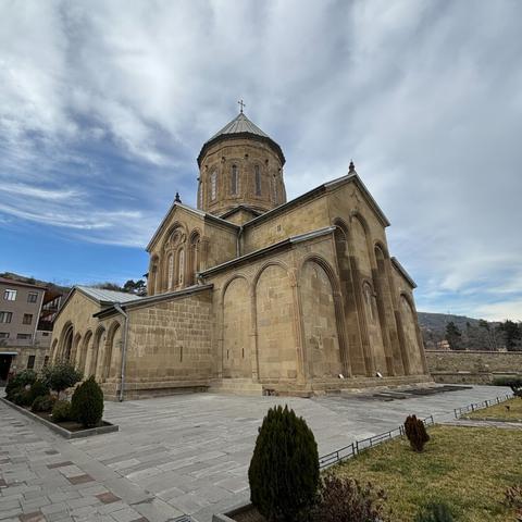 An old church in Mtskheta town, Georgia