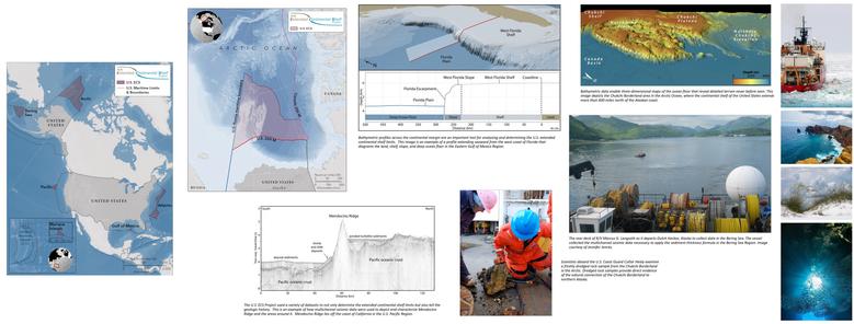 photo, chart and map montage - ECS mapping project