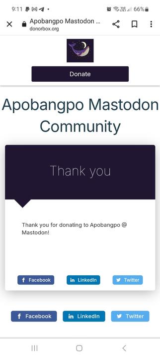 Donation page for apobangpo.space