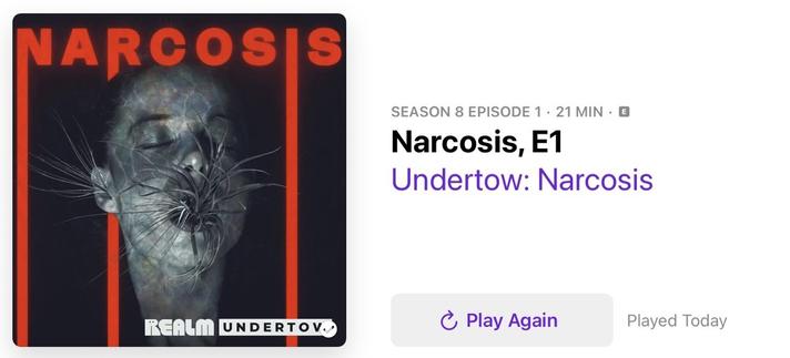 #AudioDrama
#Podcast
#Undertow
#Narcosis
#Drama