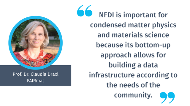 NFDI is important for condensed matter physics and materials science because its bottom-up approach allows for building a data infrastructure according to the needs of the community.