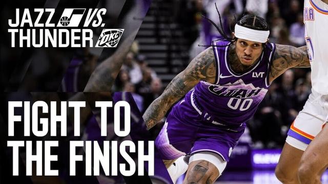 CLOSE battle vs. Thunder at home ⚡️ | UTAH JAZZ