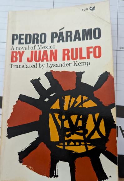 Cover of book Pedro Paramo by Juan Rulfo.