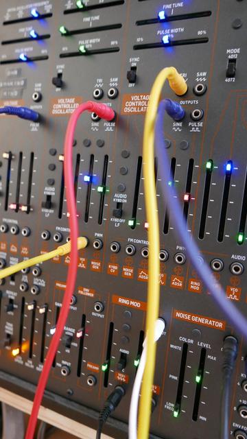2600 semi-modular and colourful wiring.