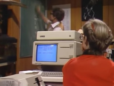 An Apple Lisa is used for scientific research in "The Littlest Hobo".