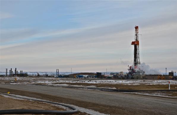 photo - drill site, Wyoming