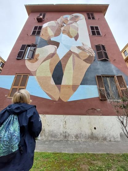 "The Pyramid" by Best Ever on Viale di Tor Marancia, Rome, Italy