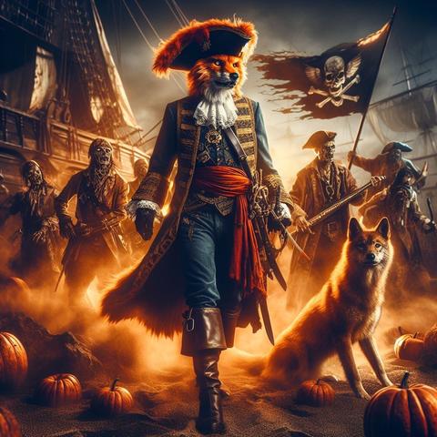 #OrigamiWolfPirate and #TheZombieApocalypse