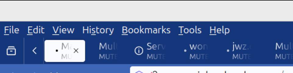 A screenshot of Firefox opening several tabs at once.