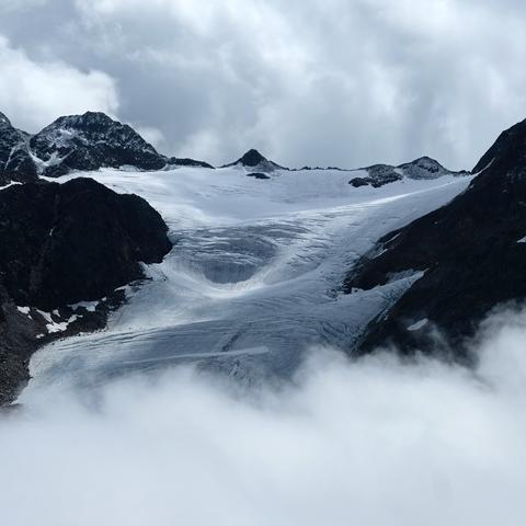Hochjoch Glacier at the LTER site Rofental (picture: Ulrich Strasser, University of Innsbruck)