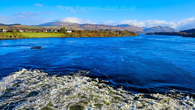 Loch Etive from Connel Bridge.