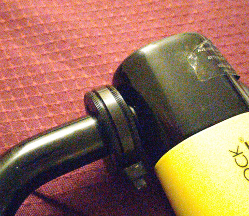 the 3d printed bracket on the lock