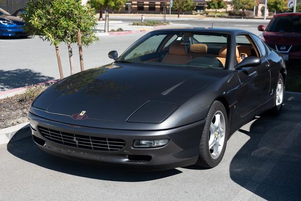 Gray sports coupe