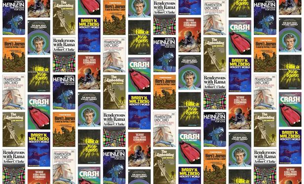 An assortment of book covers from the long long ago