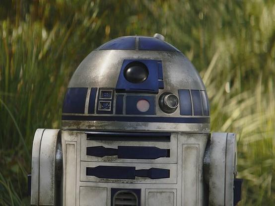 R2D2 from Star Wars has made a career in Hollywood spanning half a century with one facial expression, and an inability to keep his lines clean.