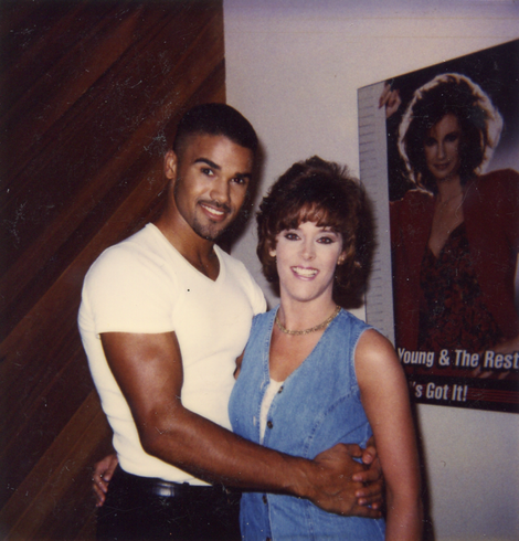 Shemar Moore and Sharon at GlobalTV