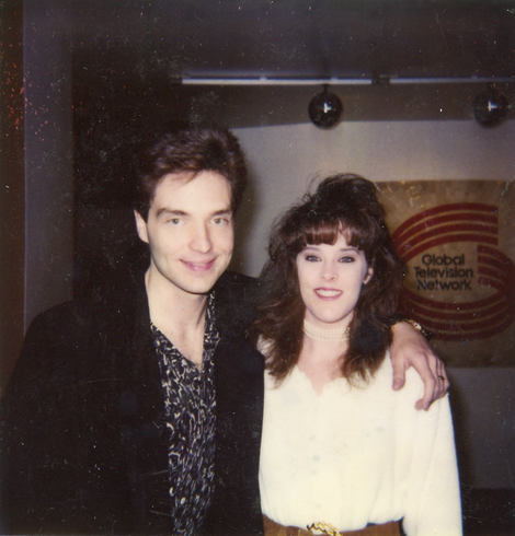 Richard Marx and Sharon at Global TV