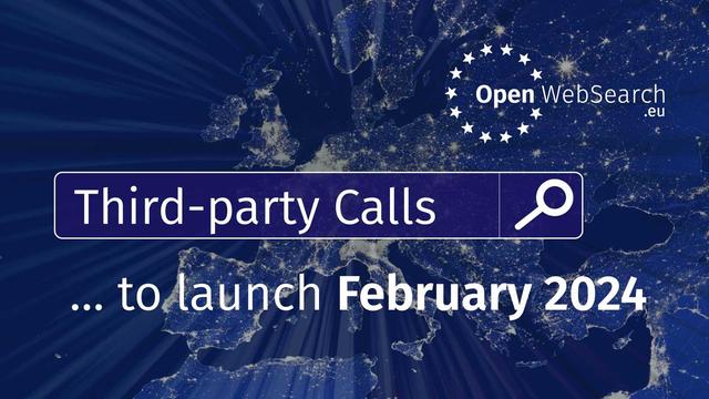 Key Visual: Third-Party Calls Announcement....
Launch in February 2024, Adressen Researchers, Innovators, Computing & Data Centres