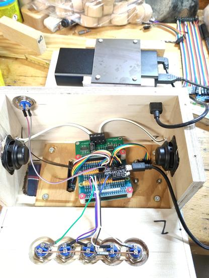 Eine geöffnete Phoniebox.