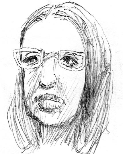 Woman with glasses