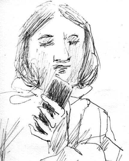 Woman with mobile phone