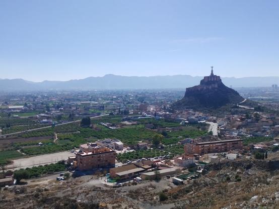 Monteagudo's castle and "La Huerta de Murcia"