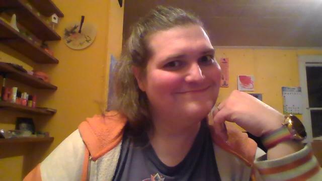 selfie, me at my computer