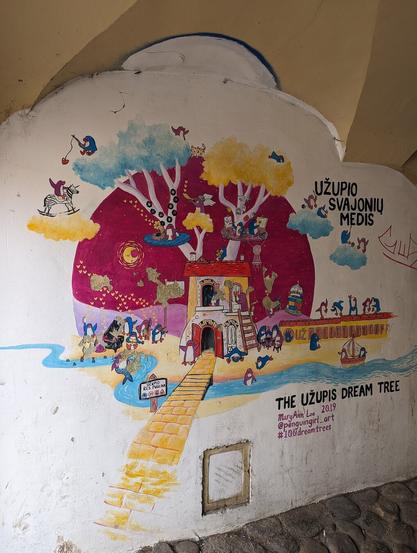 "The Užupis Dream Tree" by MaryAnn Loo in Vilnius, Lithuania
