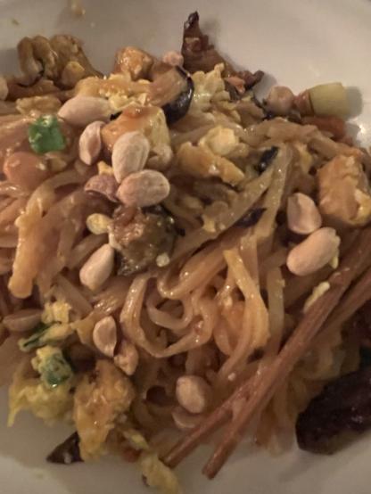 Homemade tofu Pad Thai one of my favourite comfort foods.