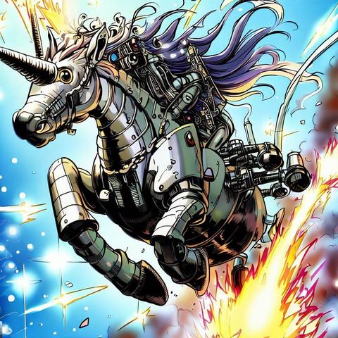 #MastodonMechaUnicorn