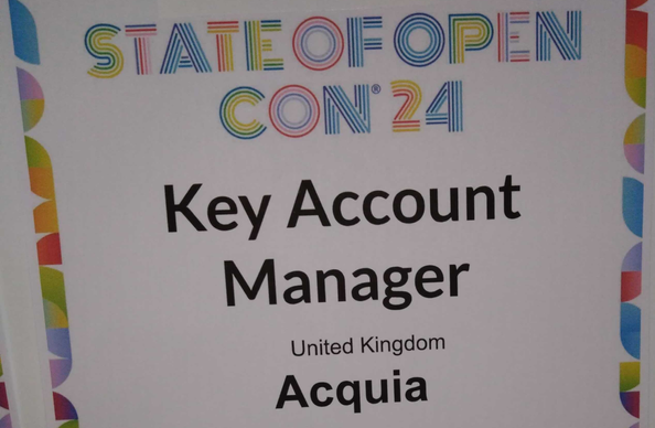 STATE OF OPEN CON 24 | Key Account Manager | United Kingdom | Acquia