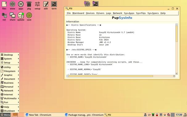 EasyOS 5.7