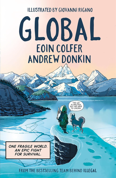 The cover of Global.  A few of mountains and ice.