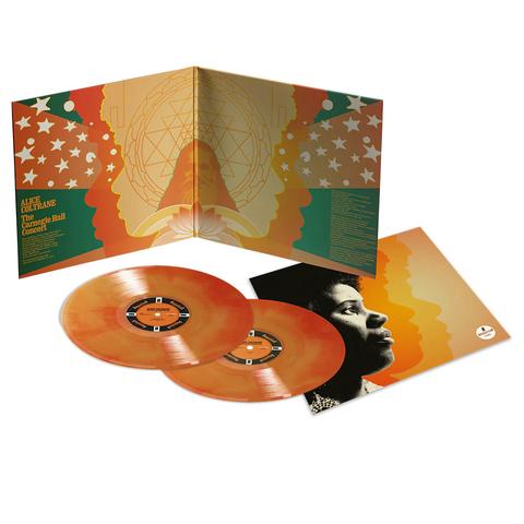 A photo of the gatefold album cover for “The Carnegie Hall Concert” with the colored vinyl.