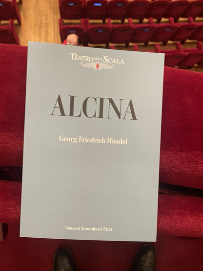 Alcina at La Scala Program
