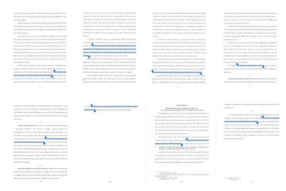 Hur report 32 times says Biden did NOT willfully retain the classified documents