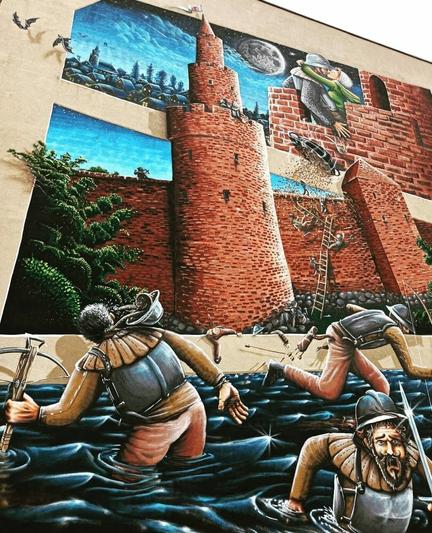Artwork by CUKIN in Trzebiatów, Poland