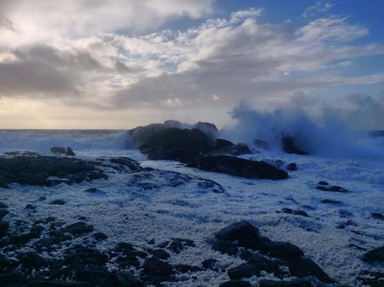 Mer et vague à Penmarch