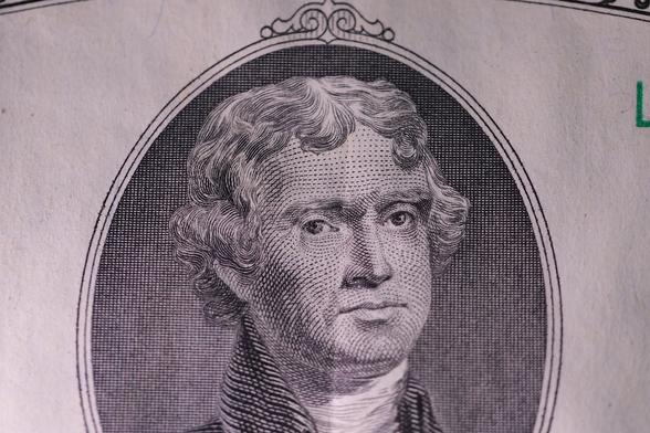 Jefferson Two Dollar Bill  1:1 magnification
Oshiro 2x f/2.8 60mm Super Macro Lens