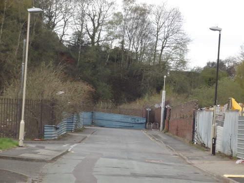 A photo titled "Bradley Road, Stourbridge - dead end", taken near Bradley's Basin Bridge by ell brown on Flickr.