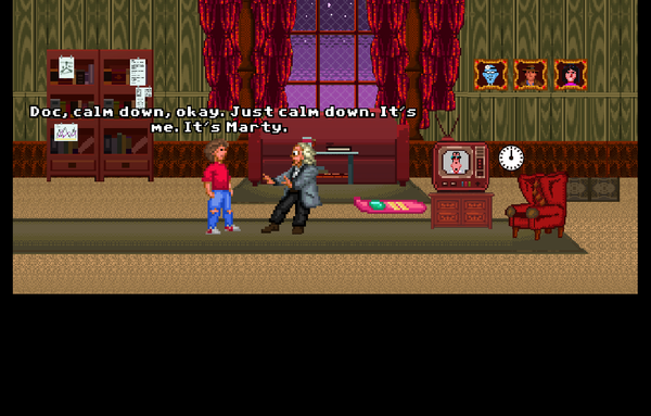 Back to the Future III - Timeline of Monkey Island - Marty meets Doc Brown
