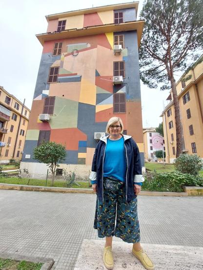 Artwork by Clemens Behr on Viale di Tor Marancia in Rome, Italy