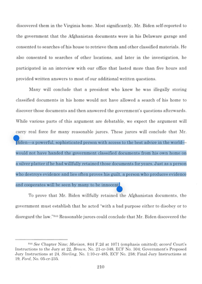 P.210 Hur Report