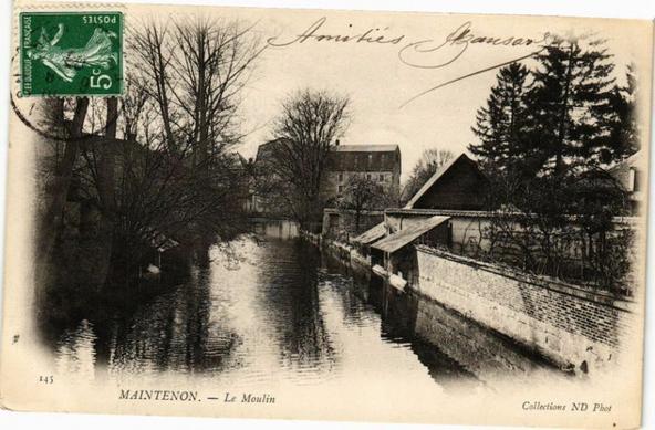 Maintenon-Le Moulin à #Maintenon (#EureEtLoir)  #CartePostaleAncienne 👉 https://cartorum.fr/carte-postale/245867/maintenon-maintenon-le-moulin