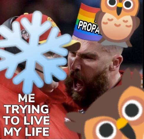 #Propa🦉 has entered the 🧠 of the ❄️

#SuperbOwl 💁‍♂️🦉🧠❄️