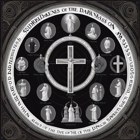 «Generated by StableDiffusionXL»
Prompt: Those are the rules of religion, Those are the laws of the land,(That's how the forces of darkness have suppressed the spirit of man), That's why human beings still walk on all fours, Whilst in the presence of their so called superiors, Negative: low quality, ugly, Aspect: square 1:1(1024:1024), CFG_scale: 16, Sampler: k_dpmpp_2s_ancestral, Seed: 656486905
